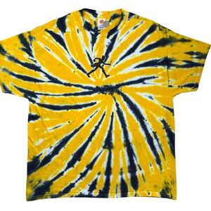 Wake Forest Basketball Walking Demon Deacon Tie Dye Men’s Adult t-shirt size XL